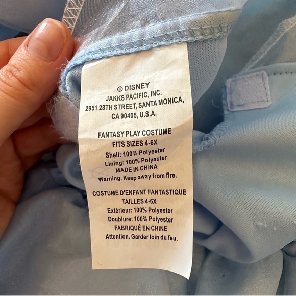 Frozen Elsa DISNEY Blue Lace with Sounds Kids Halloween Dress - Picture 8 of 9